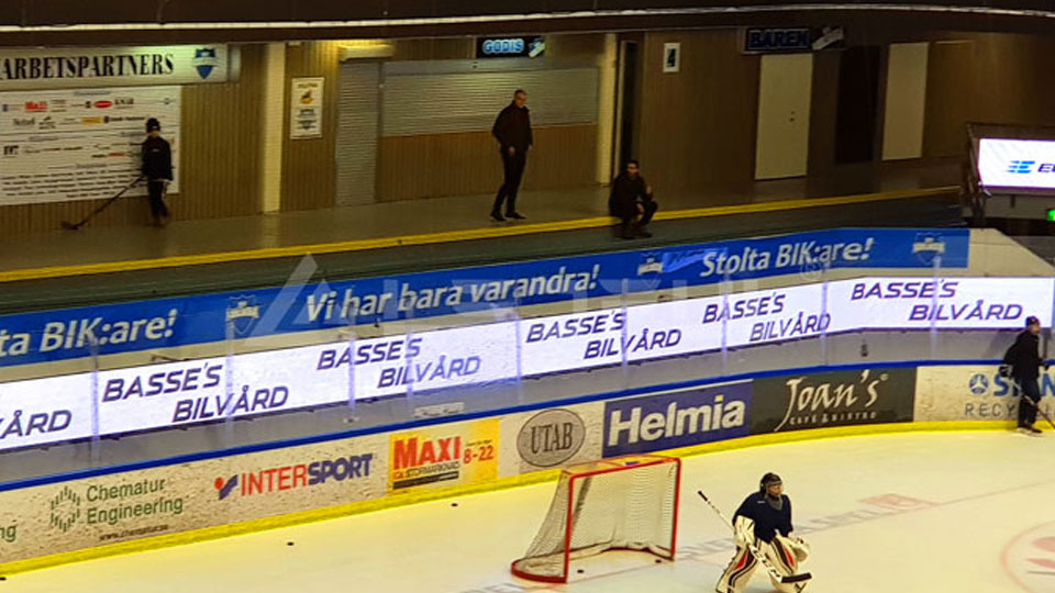 Hockey Rink Advertising Display