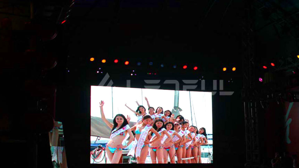 Outdoor Rental LED Screen for Event Miss Tourism