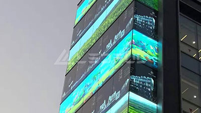 LEDFUL makes big window screens in France