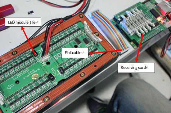 which part of the led module tile fails - driving IC or LED or PCB 1