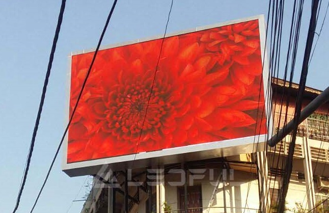 Cambodia Outdoor Wall Mounted Advertising Display