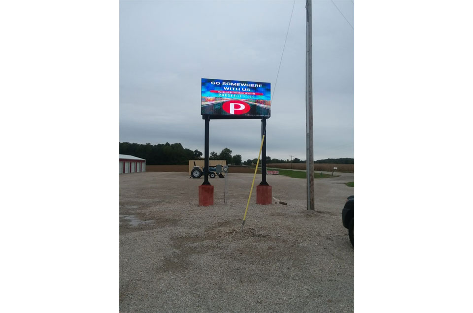 American Outdoor Advertising LED Sign
