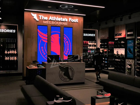 LED Display Shows in Melbourne Retail Brand Store