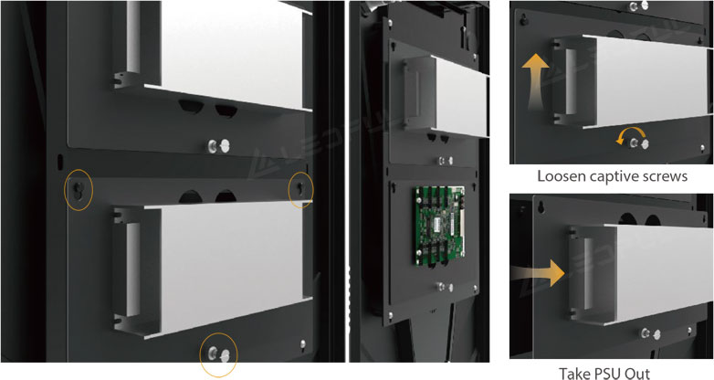 Receiver Card Tool-Free Service