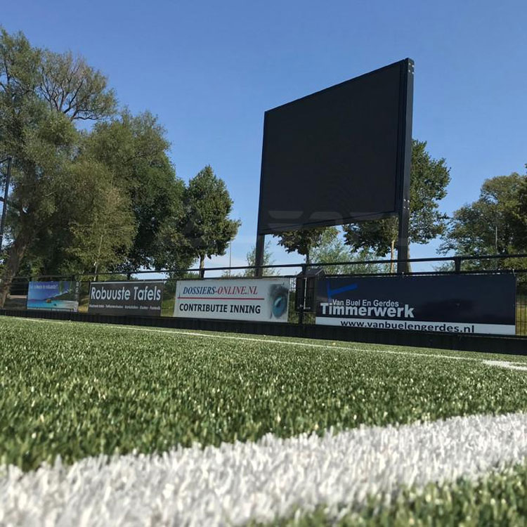 Stadium advertising screen in Netherlands