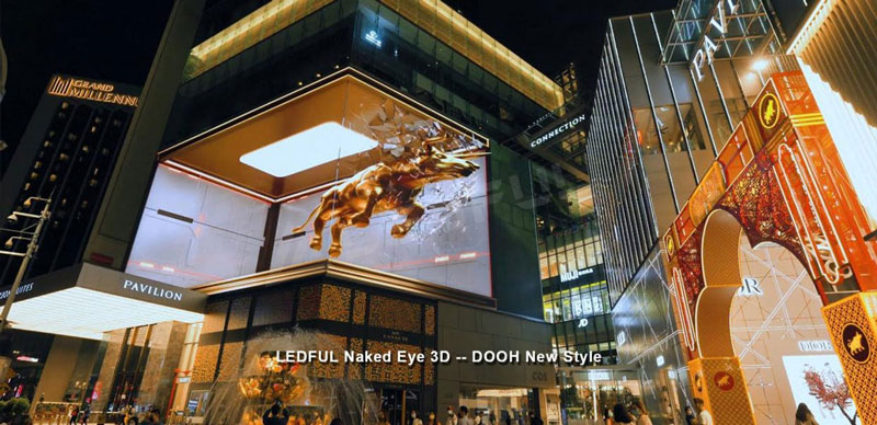 LEDFUL Naked Eye 3D -- DOOH New Style