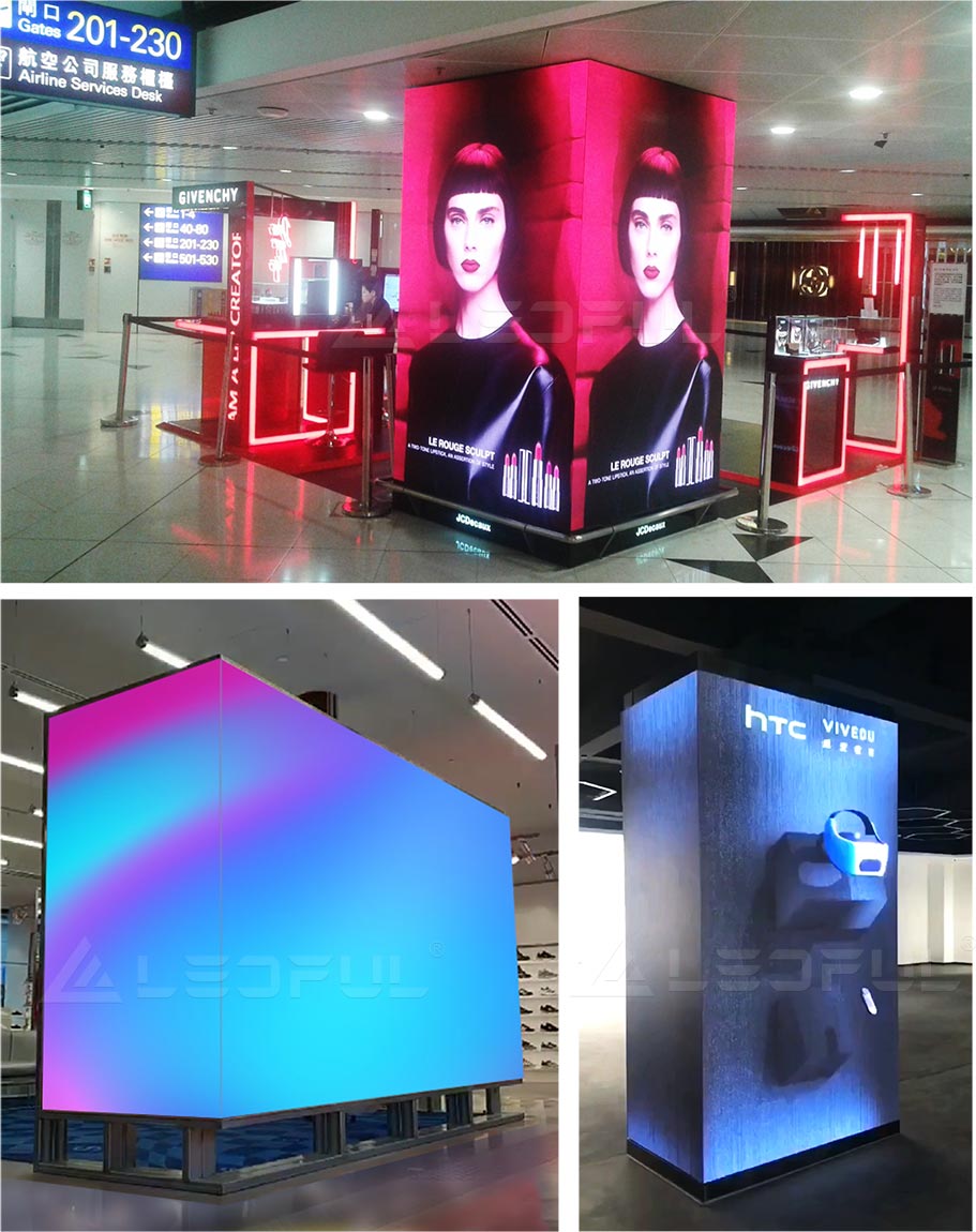 Square Tube LED Screen Design