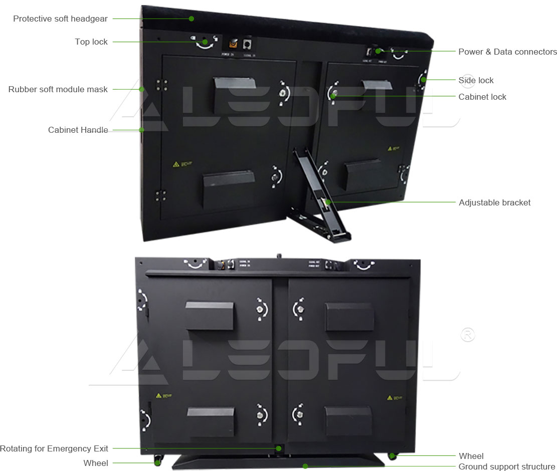 Solid, Compact, Strong Cabinet Design For All Weather and Prevent form Any External Attacks