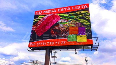 Mexico Pole Mounted Outdoor LED Street Display