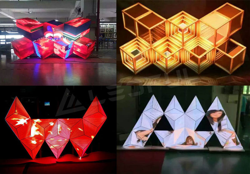 Triangle LED Screen Display Customization - New Innovative Design