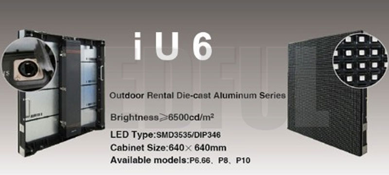 rental series LED panel iU6