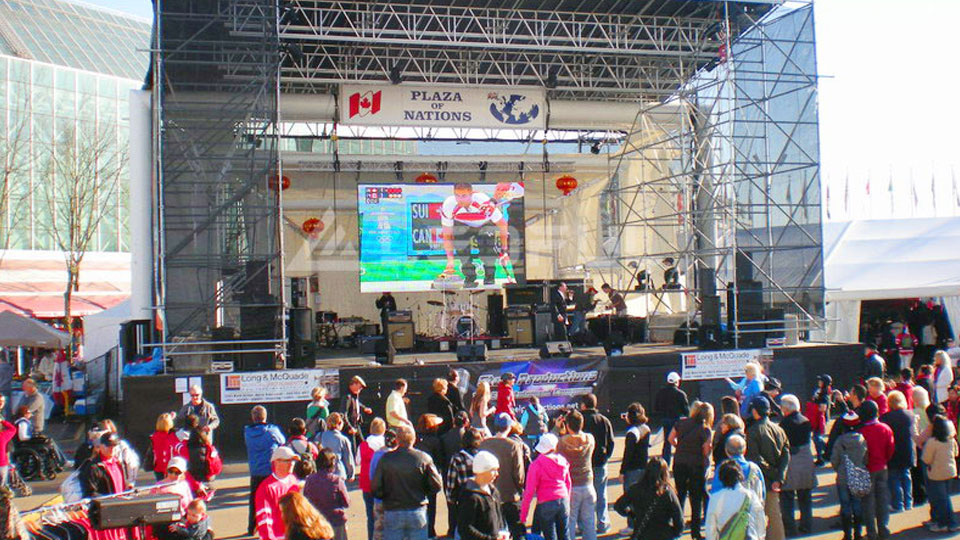 Canada Winter Olympic Outdoor Event LED Screen