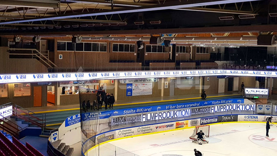 Hockey Rink Advertising Display