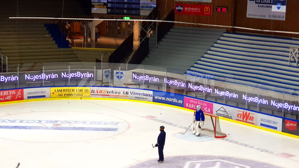 Hockey Rink Advertising Display