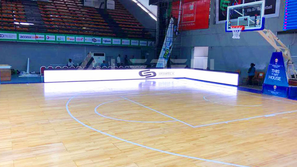 NIGERIA LAGOS National Stadium Basketball LED Perimeter Display