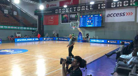 NIGERIA LAGOS National Stadium Basketball LED Perimeter Display