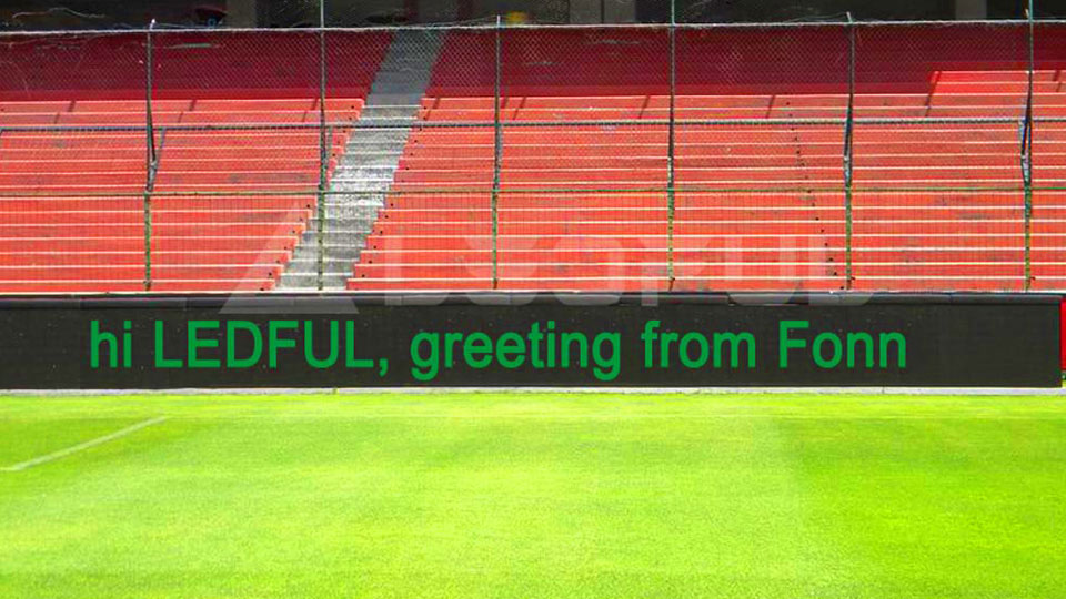 Ecuador Football Stadium LED Perimeter Display