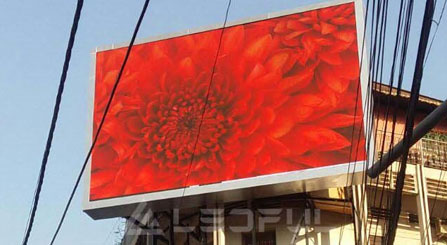 Full Color LED Display Become The Main Force Of Outdoor Media Advertising