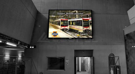 Hungary Metro Front Service LED Screen