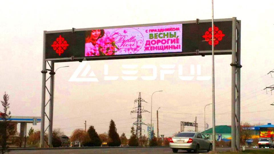 LED Sign Overhead Advertising Display