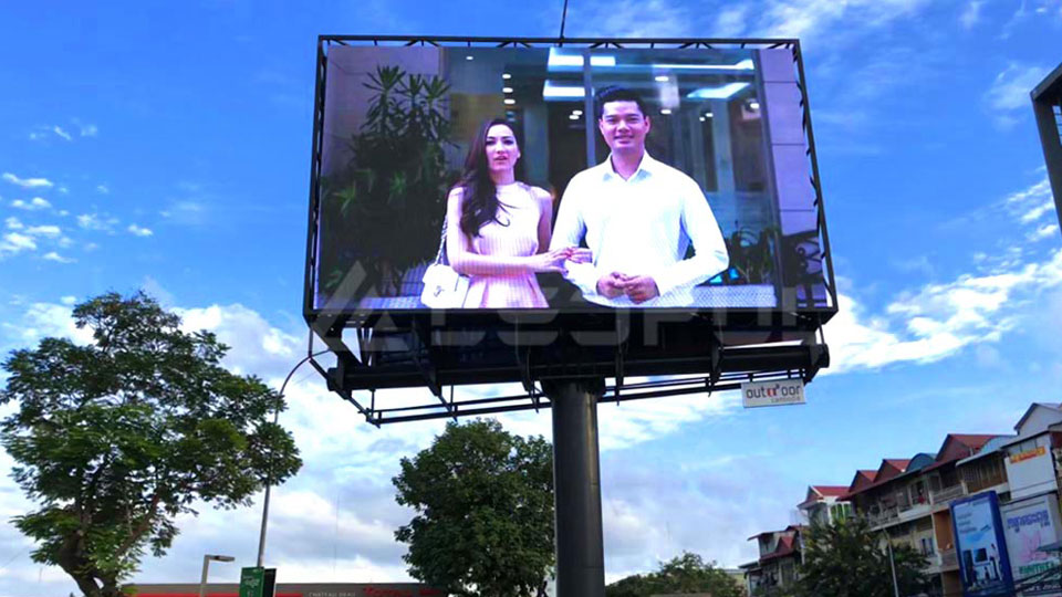 Cambodia Outdoor LED Street Advertising Display