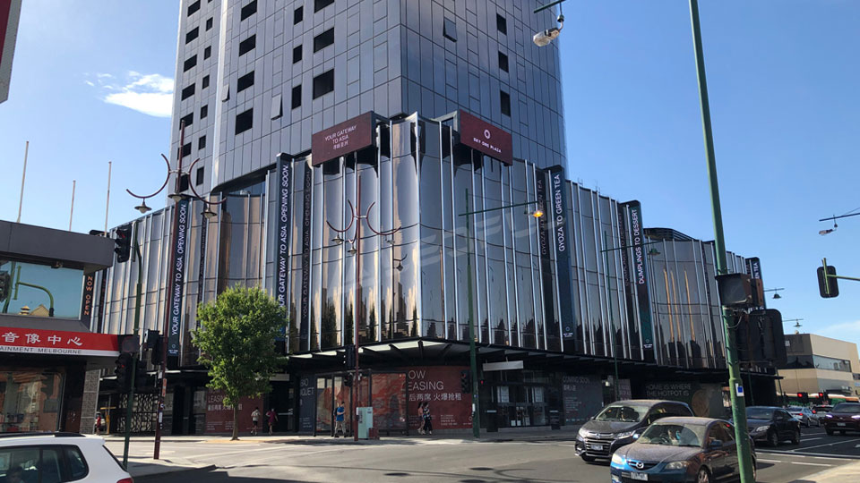 Outdoor Front Access Double Sided LED Display 160sqm for Skyone Mall in Melbourne