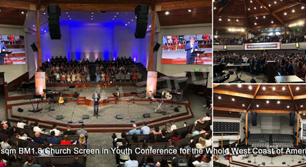 LEDFUL Indoor Small Pitch LED Display in One of the Biggest Churches of US