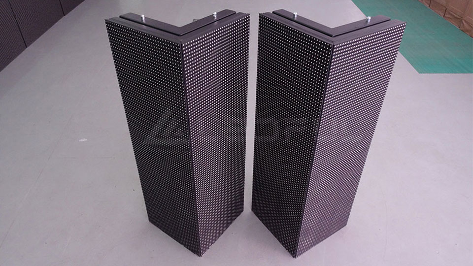 90 Degrees Cube Indoor LED Display for Advertising