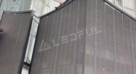 LEDFUL Outdoor Transparent LED Screen with 90° Degree Design