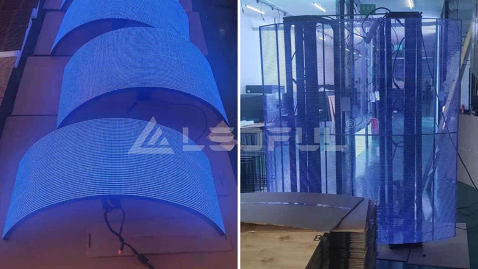 LEDFUL Curved Transparent LED Screen Solution