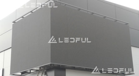 LEDFUL 90 degrees shaped Outdoor LED Screen for Mercedes-Benz