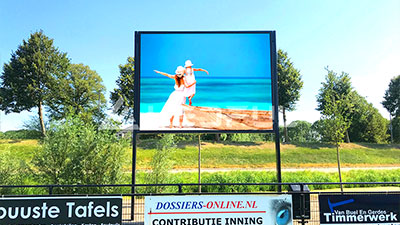 Netherlands Pole Mounted Advertising Display