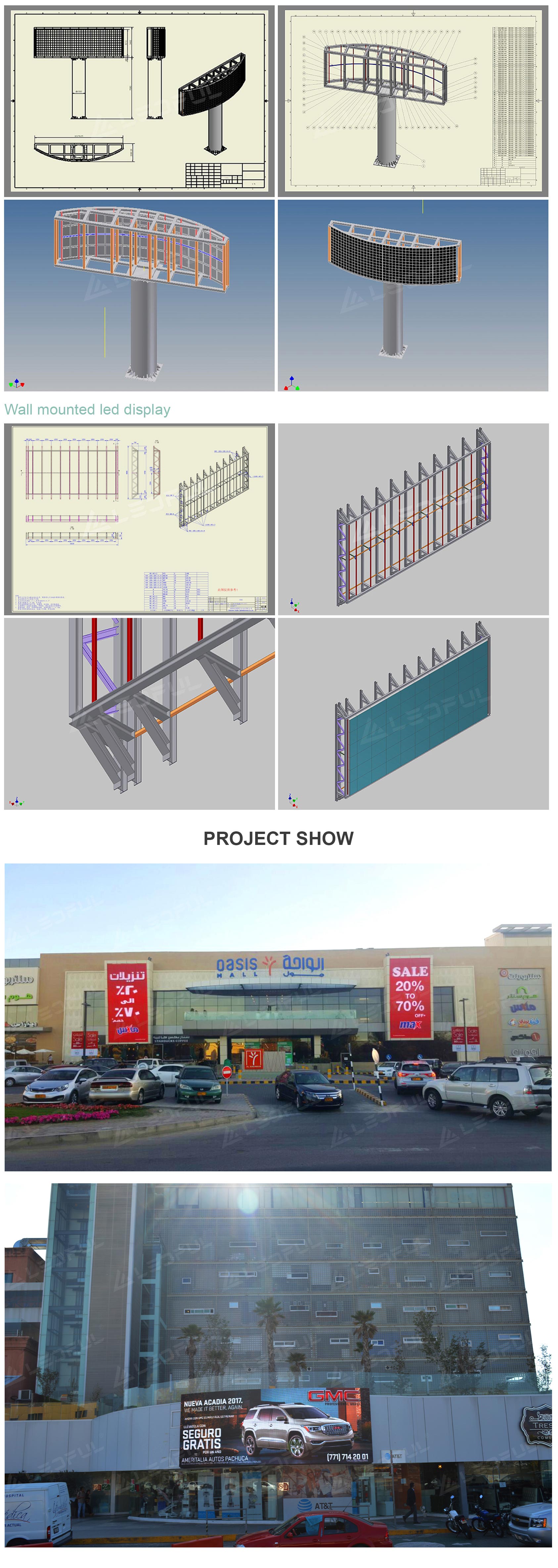 Where is LED display installed？