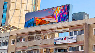 Kuwait Outdoor Roof Mounted Advertising LED Display