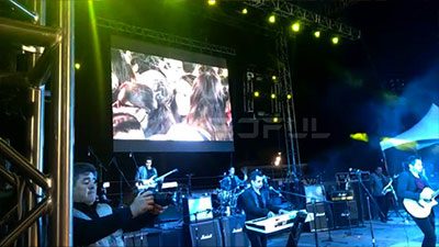 Mexico Outdoor Jazz Music Event LED Screen