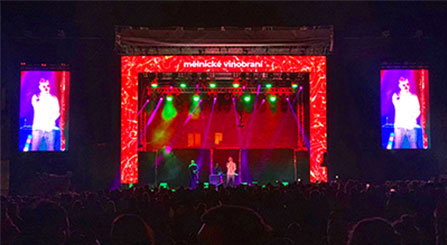 Czech Outdoor Rental Event Stage LED Display
