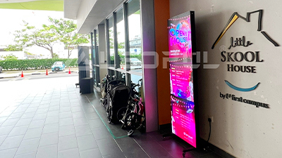 LEDFUL Indoor Special Design LPoster Plus Project in Singapore