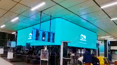 Indoor led display for Airport in South Africa