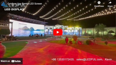 Outdoor Use Rental LED Screen