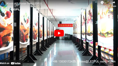 Kiosk LED Poster from LEDFUL