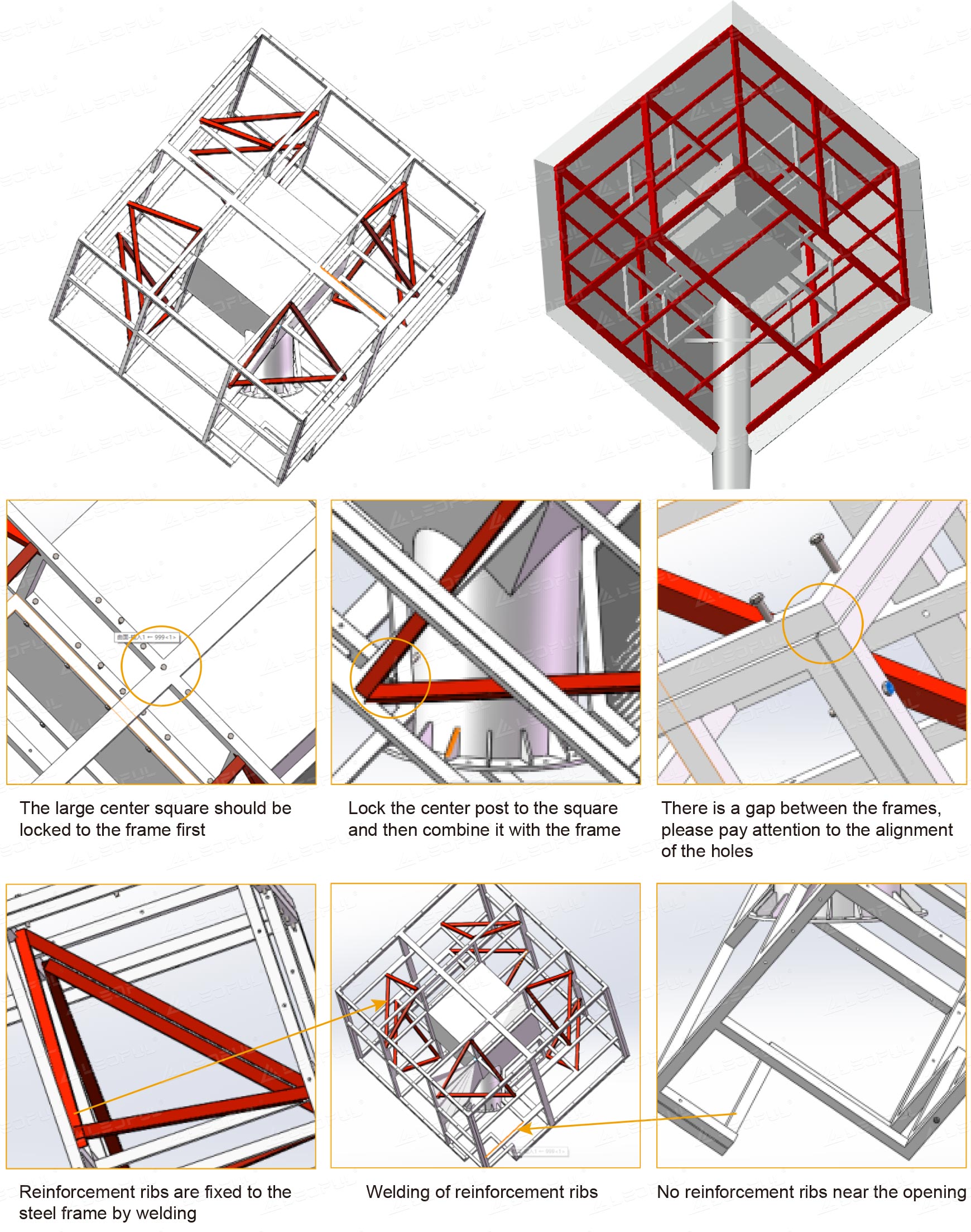 Multiple LED Cube Design