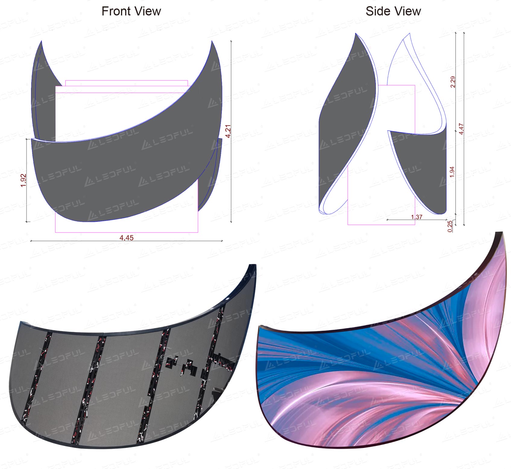 2D Statue Wings Screen Diagram