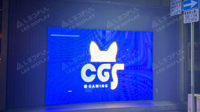 Transparent LED Screen TGC-QD for Windows Curtain in Japan