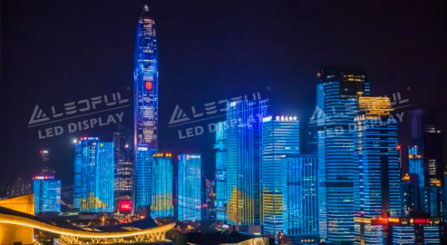Landscape lighting is dazzling, LED displays become economic potential stocks during the Spring Festival