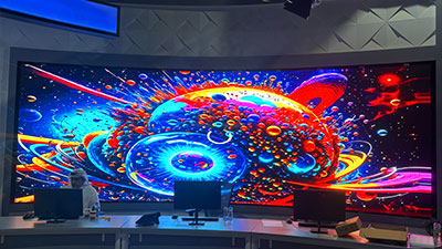 Kuwait Television Indoor Curved Screen