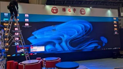 Support An Exhibition in Japan with LED Rental Screen