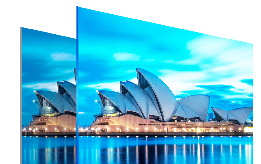 Wider Viewing Angle+HDR