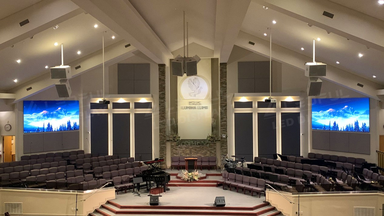 LED Display New COB Technology for Modern Church-1