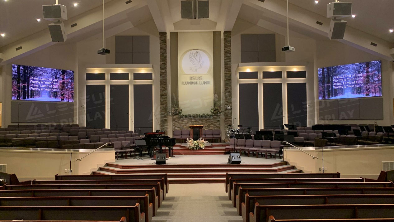 LED Display New COB Technology for Modern Church-2