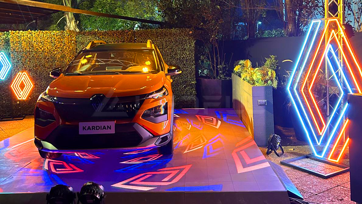 Amazing LED FLOOR Screen for a Auto Show in Uruguay-1